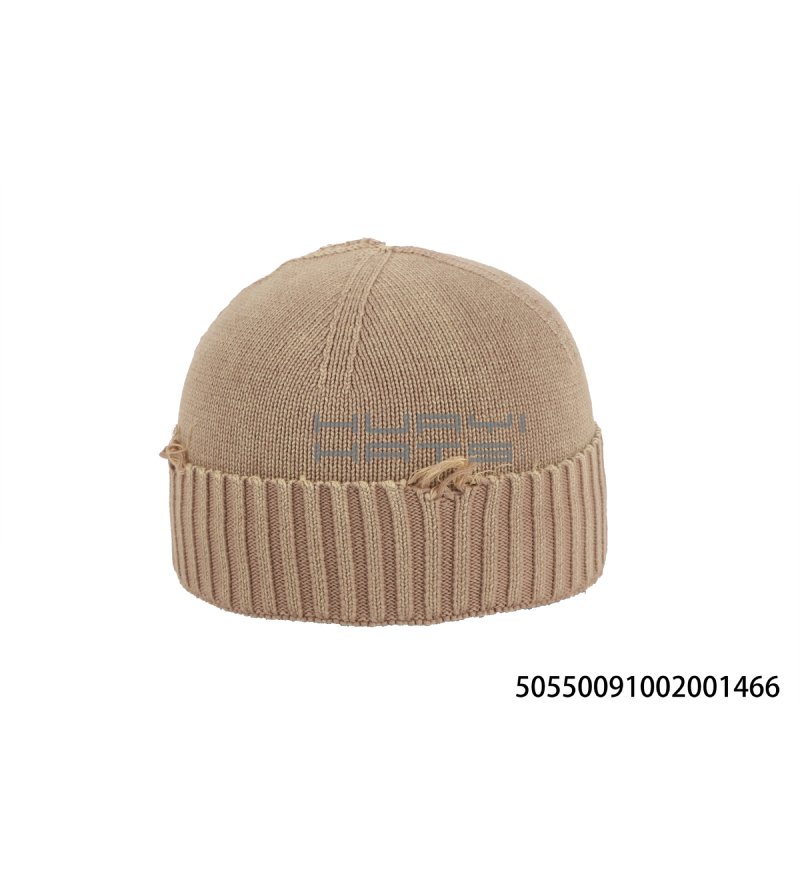 Khaki Vintage Knitted Beanie Wholesale