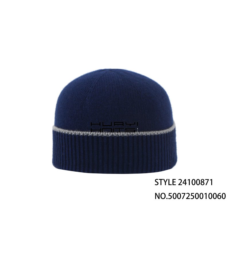 Fashion Dark Blue Knitted Beanies