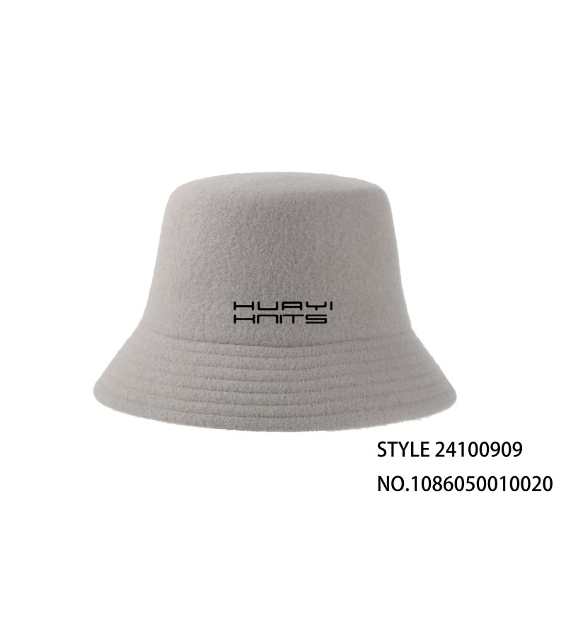 Custom Fashion Wool Knitted Bucket Hat